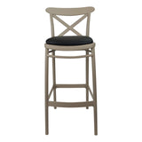 Cross Back Bar Stools | In Stock