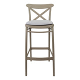 Cross Back Bar Stools | In Stock