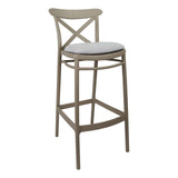 Cross Back Bar Stools | In Stock