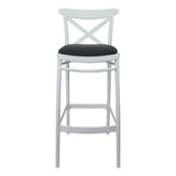 Cross Back Bar Stools | In Stock