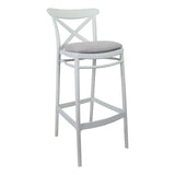 Cross Back Bar Stools | In Stock