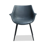 Nufurn Archer Tub Chair for Restaurant Dining and Lounge Seating in Hotels, Pubs, Clubs & Restaurants.  Synthetic leather and metal legs