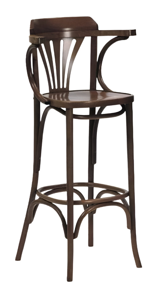 PAGED H-5172 'Dublin' Bentwood Arm Bar Stool | Nufurn Commercial Furniture 
