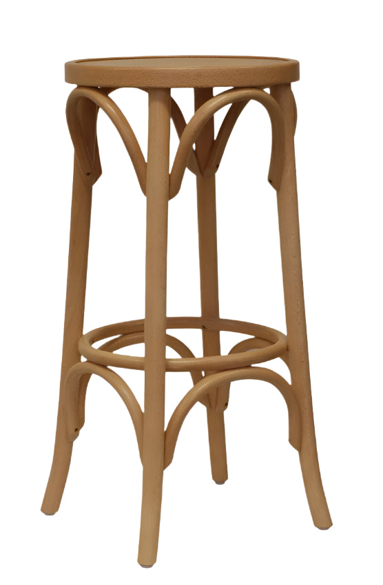PAGED C-4375 'Dublin B' Bentwood Stool - Natural | Nufurn Commercial Furniture 