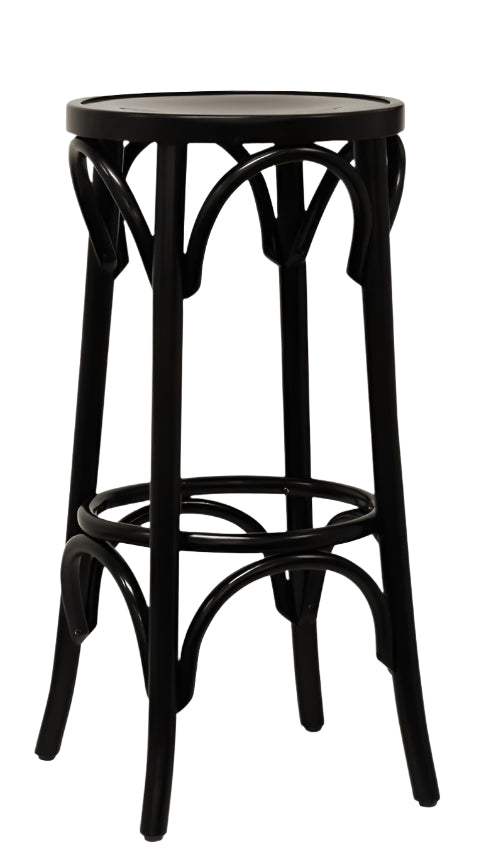 PAGED C-4375 'Dublin B' Bentwood Stool - Black | Nufurn Commercial Furniture 