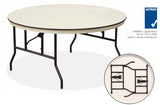 EventPro-Lite - 6ft Round Folding Table | In Stock | Nufurn Commercial Furniture 