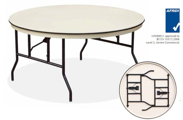EventPro-Lite - 6ft Round Folding Banquet Table | Nufurn Commercial Furniture 