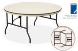 banquet round folding table - eventpro-lite 6ft