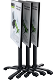 Auto Adjust SX26 Bar Height Flip Top Stackable Table Base Black