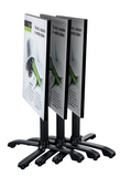 Auto Adjust SX26 Flip Top Stackable Table Base Black