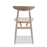 PAGED A-4100 'Ferrara' Bentwood Chair - Olied White