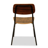 steel and timber cafe chair
