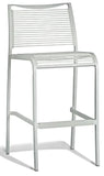 Nufurn Sunshine Honolulu Outdoor Bar Stool features a welded aluminium frame with commercial powdercoat finish.  Olefin Rope Woven seat and back rest.