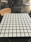Compact Laminate Table Tops - Tiled Effect