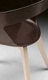Indoor cafe chair with timber legs - ibis