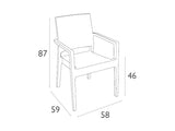 Ibiza Armchair | In Stock | Nufurn Commercial Furniture 
