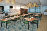 restaurant tables and chairs