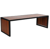 Jacaranda Sled Outdoor Dining Table