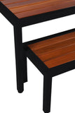 Nufurn Jacaranda Outdoor 4 Leg Dining Tables with Jarrah Slats or Futurewood Slat Table Tops