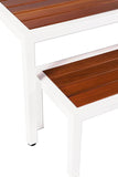 Nufurn Jacaranda Outdoor 4 Leg Dining Tables with Jarrah Slats or Futurewood Slat Table Tops