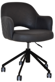 Arm Chair Albury Castor | In Stock | Nufurn Commercial Furniture 