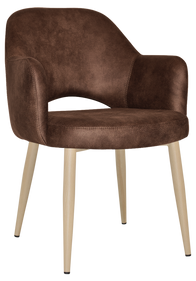 Arm Chair Albury Metal | In Stock | Nufurn Commercial Furniture 