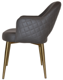 Arm Chair Albury Metal (Slim) | In Stock | Nufurn Commercial Furniture 