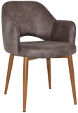 Arm Chair Albury Metal | In Stock | Nufurn Commercial Furniture 