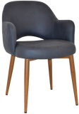 Arm Chair Albury Metal | In Stock | Nufurn Commercial Furniture 