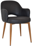 Arm Chair Albury Metal | In Stock | Nufurn Commercial Furniture 