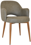 Arm Chair Albury Metal | In Stock | Nufurn Commercial Furniture 
