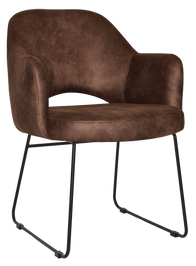 Arm Chair Albury Sled | In Stock | Nufurn Commercial Furniture 