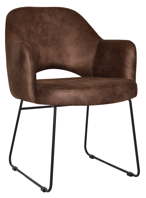 Arm Chair Albury Sled | In Stock | Nufurn Commercial Furniture 