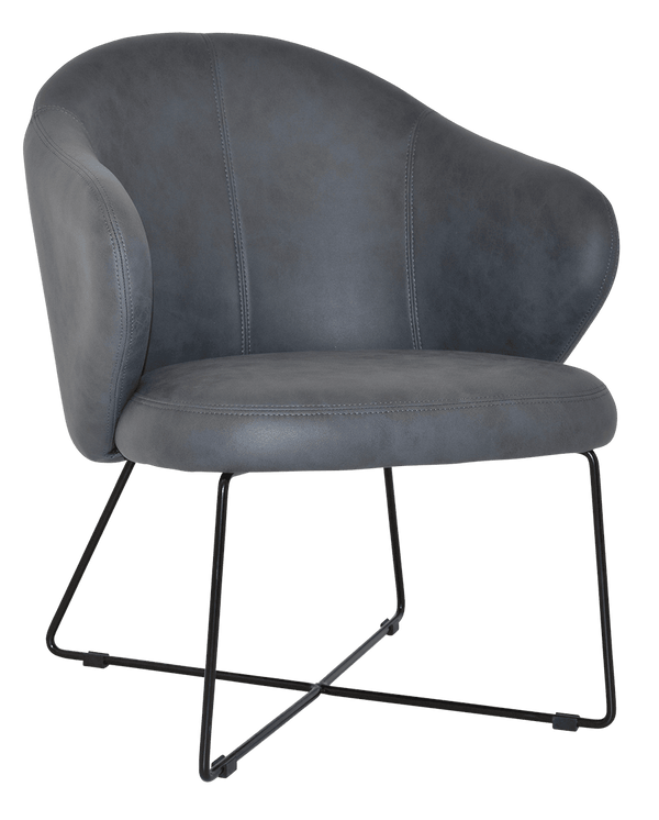Hugo Cross Sled Arm Chair | Nufurn Commercial Furniture 