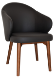 Arm Chair Hugo Timber | In Stock | Nufurn Commercial Furniture 