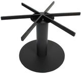 Base Table Danube Xl Disc 720mm Black | In Stock | Nufurn Commercial Furniture 
