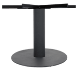 Base Table Danube Xl Disc 720mm Black | In Stock | Nufurn Commercial Furniture 