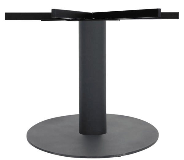 Base Table Danube Xl Disc 720mm Black | In Stock | Nufurn Commercial Furniture 