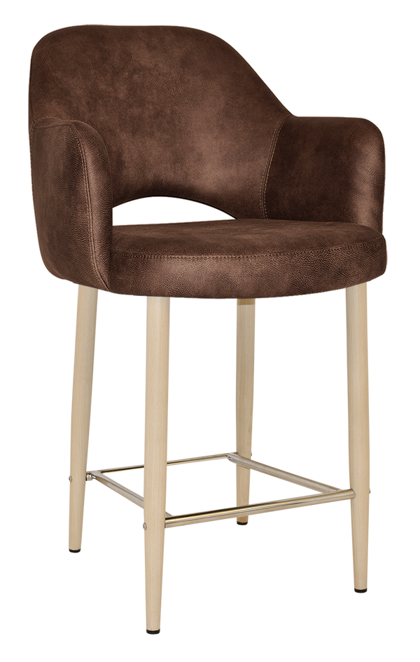 Albury Arm Bar Stool 650 Metal | In Stock | Nufurn Commercial Furniture 