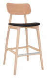 Stool Sedona Natural - Vinyl Black | In Stock