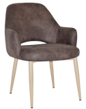 Albury XL Tub Chair Metal | Nufurn Commercial Furniture 