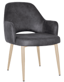 Albury XL Tub Chair Metal | Nufurn Commercial Furniture 