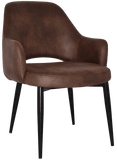 Albury XL Tub Chair Metal | Nufurn Commercial Furniture 