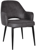 Albury XL Tub Chair Metal | Nufurn Commercial Furniture 