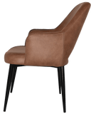 Albury XL Tub Chair Metal | Nufurn Commercial Furniture 