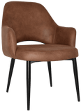 Albury XL Tub Chair Metal | Nufurn Commercial Furniture 