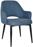 Albury XL Tub Chair Metal | Nufurn Commercial Furniture 