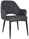 Albury XL Tub Chair Metal | Nufurn Commercial Furniture 