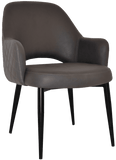 Albury XL Tub Chair Metal | Nufurn Commercial Furniture 