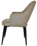 Albury XL Tub Chair Metal | Nufurn Commercial Furniture 